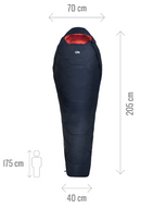 SAC DE COUCHAGE BAIKAL 750 FEMME MILLET