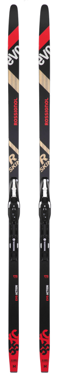 SKIS DE FOND EVO XC 55 SKIN + CONTROL STEP-IN ROSSIGNOL