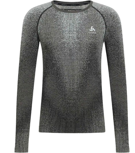 TEE SHIRT ML BLACKCOMB ECO BT TOP CREW HOMME ODLO